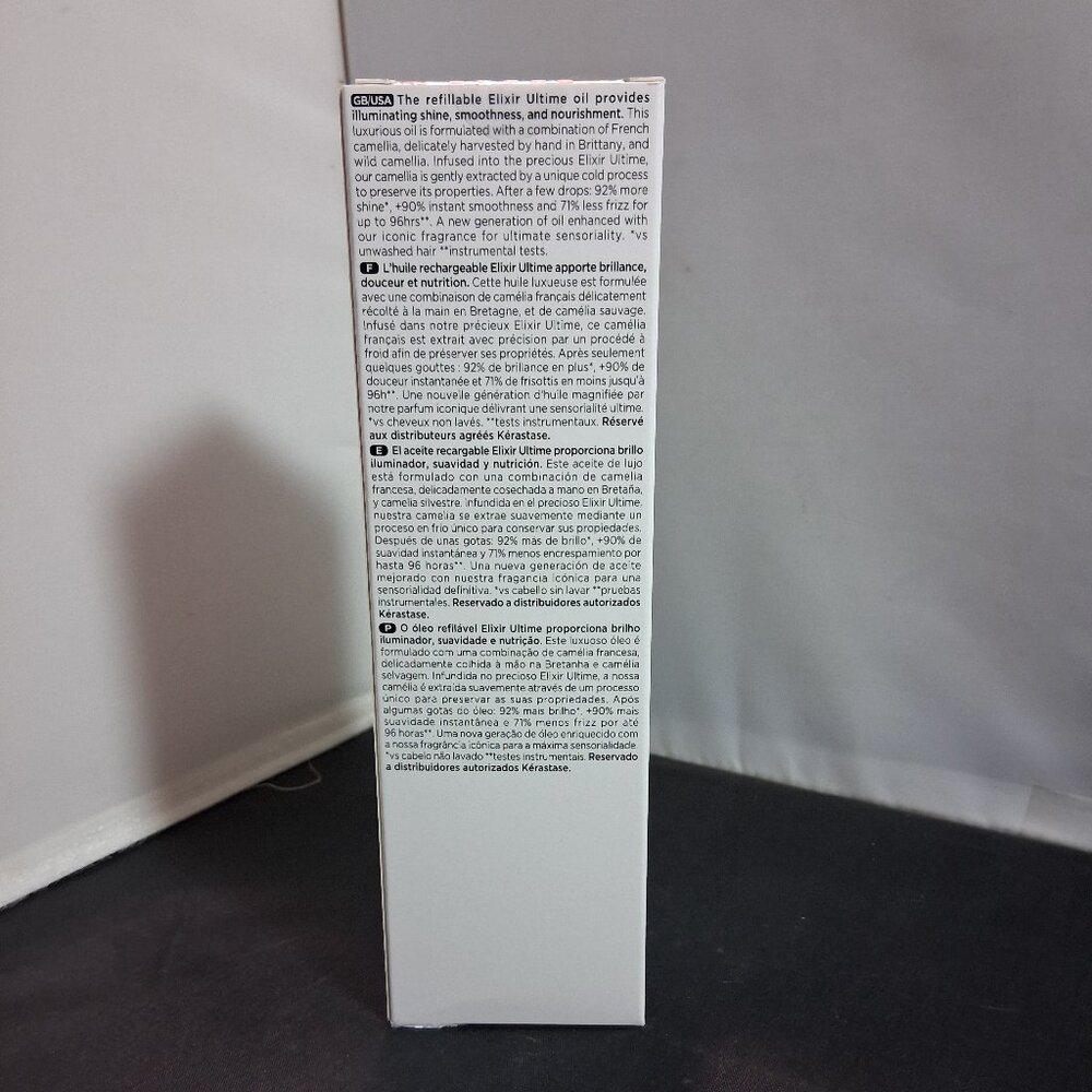Kerastase Elixir Ultime L'Huile Originale Camelia Sauvage Oil Refillable 2.53oz - Picture 5 of 8